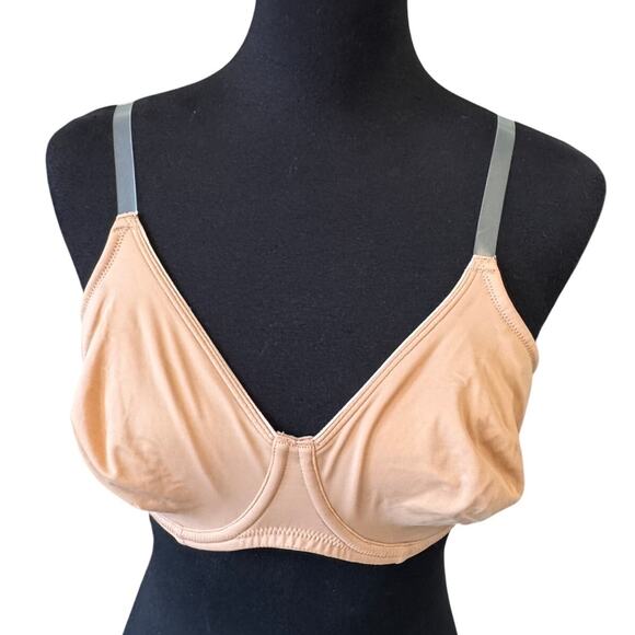 NEW MACY’S LASCANA Tan Clear Multi Strap T-Shirt Bra Size 34C - Picture 4 of 8